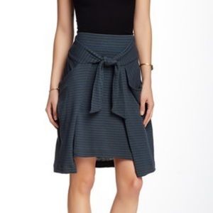 Free People All Tied Up Striped Skirt NWT
